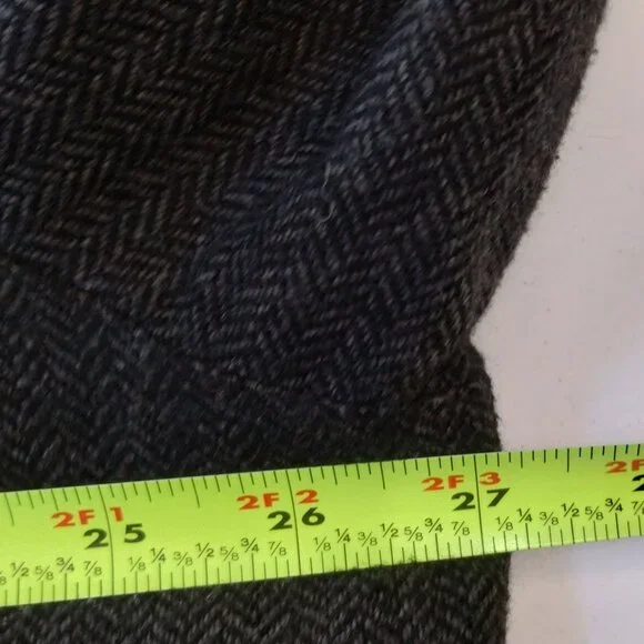 Lauren Ralph Lauren Lined Herringbone pattern Wool Blend Coat Size 46R